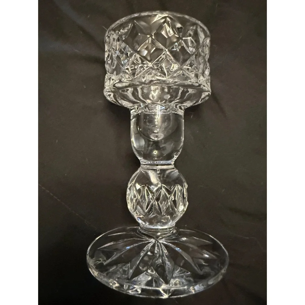 Vintage Crystal candle holder